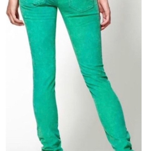 Free People Green Corduroy Jeans/Pants - Picture 2 of 7